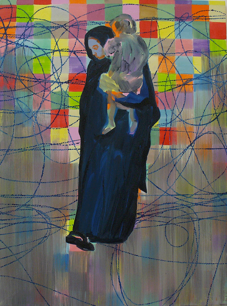 Borderliners I, 2006 - 120 x 90 cm, oil on canvas - private collection, Nordhorn Germany